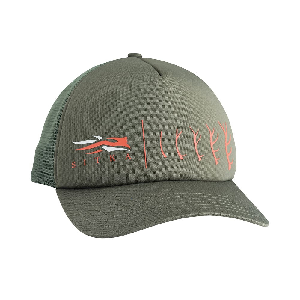 Sitka Gear Deep Olive Antler Evolution Elk Foam Trucker Hat 20049-DO-OSFA - Sitka Gear