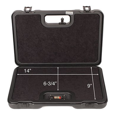 Negrini Discreet Carry 1 Handgun Case Black 2023UTS/4839 - Negrini