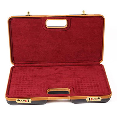 Negrini ABS 2 Gun Case w/ Accessories 2027LX/4843 in Black Exterior - Negrini