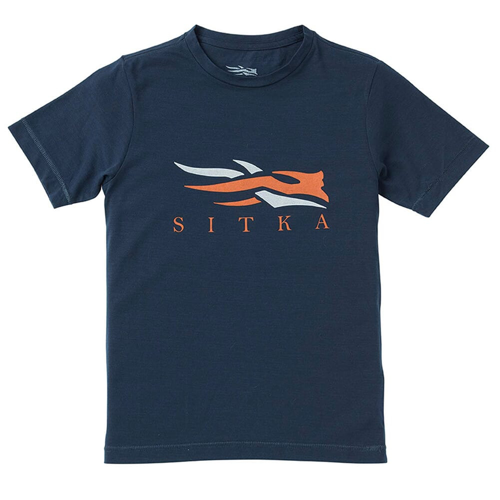Sitka Gear Sitka Youth Logo T-Shirt SS Eclipse Youth Large 20114-EC-YL Top - Sitka Gear