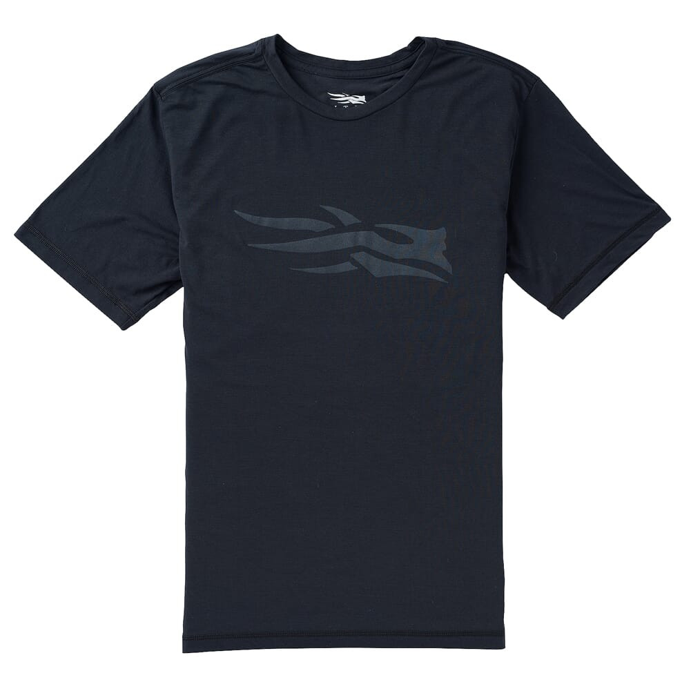 Sitka Gear Sitka Icon T-Shirt SS Black Medium 20115-BK-M Top - Sitka Gear
