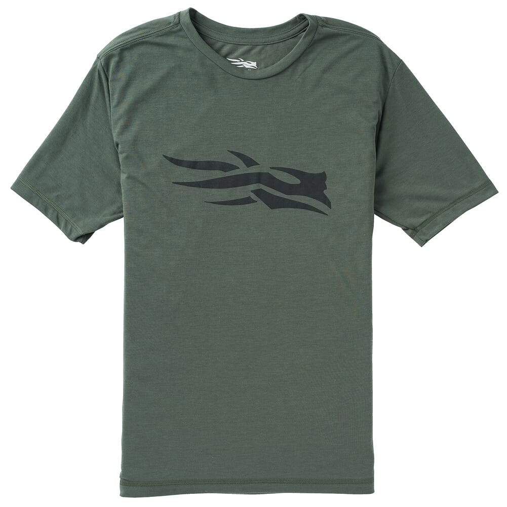 Sitka Gear Sitka Icon T-Shirt SS Deep Olive Medium 20115-DO-M Top - Sitka Gear