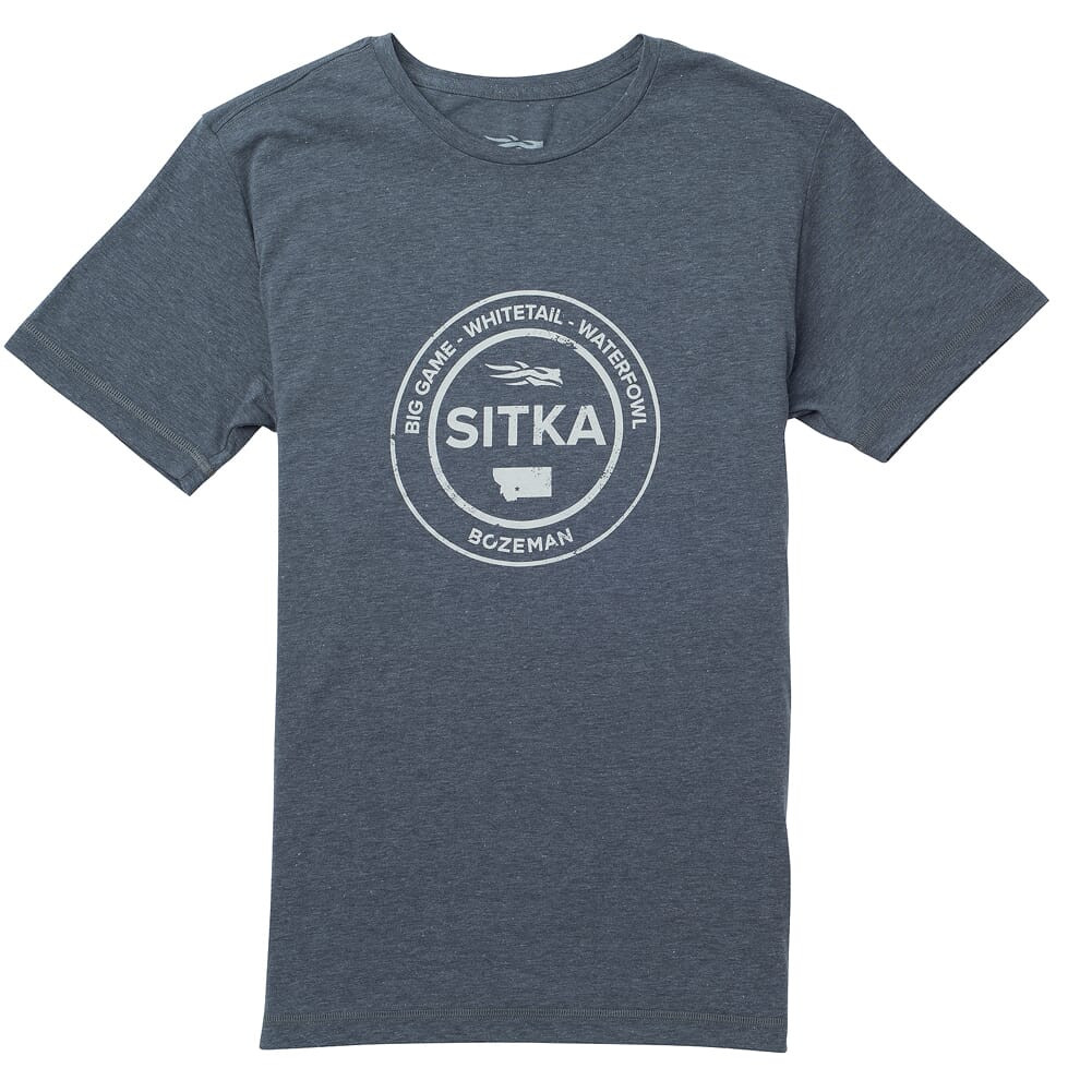 Sitka Gear Sitka Seal T-Shirt SS Lead Heather Small 20116-LH-S Top - Sitka Gear