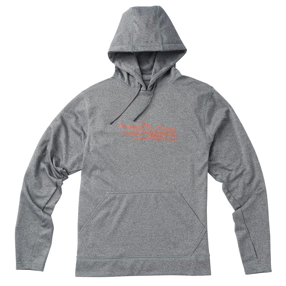 Sitka Gear Sitka Topo Logo Hoody Heather Grey XXX Large 20118-HG-3XL - Sitka Gear