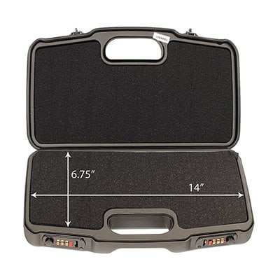 Negrini Discreet Carry 1 Handgun Case Black 2018TS/4835 - Negrini