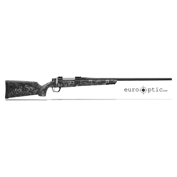 Gunwerks RevX 7 Rem Mag Dark Gray 3G Fluted Black Rifle