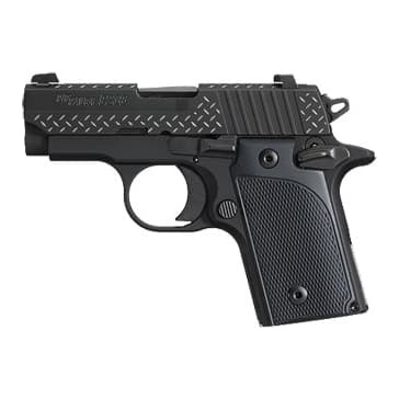 Sig Sauer Sig 238-380-BDP-AMBI P238 .380 ACP Black Diamond Plate Pistol - Sig Sauer