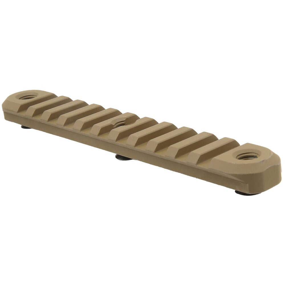 Accuracy International 140mm / 5.5in Dark Earth Accessory Rail 0 MOA Counter Sunk Fixings (PSR and 2014 onwards) 25847DE - Accuracy International