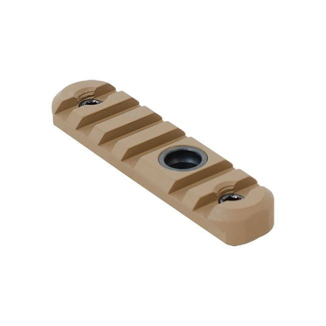 Accuracy International AI 80mm / 3.15" Accessory Rail with flush cup Counter Sunk Fixings PSR & 2014 Onwards Dark Earth 25852DE - Accuracy International