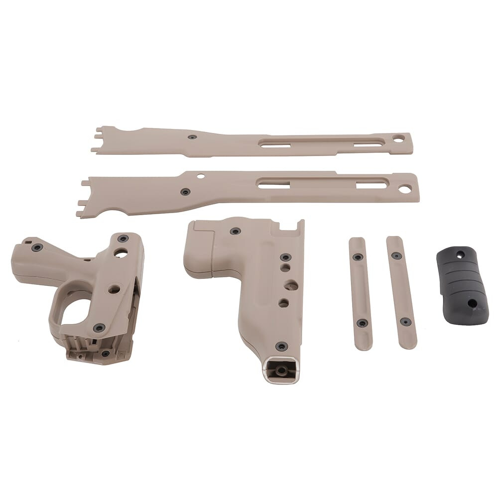 Accuracy International AT Stock Sides Folding Pale Brown 26679PB - Accuracy International
