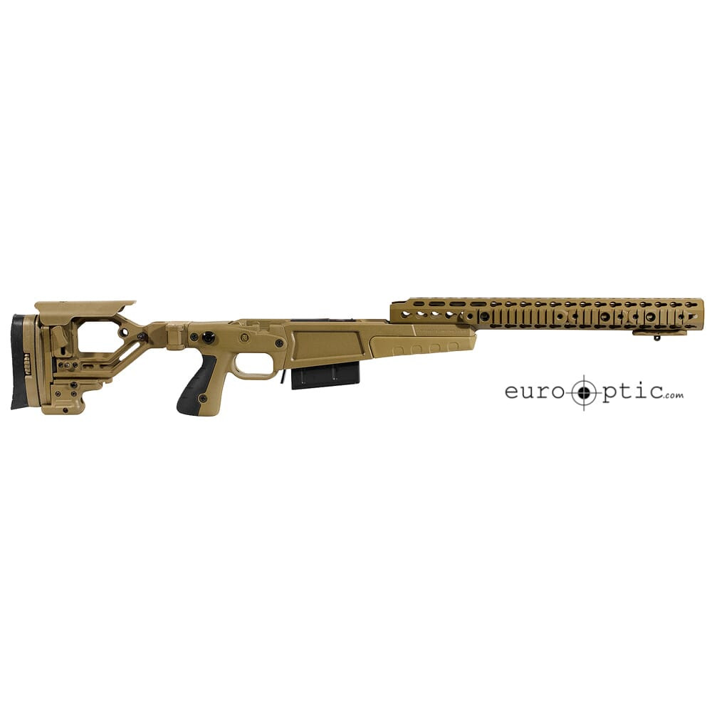 Accuracy International AX AICS REM 700 LA .300 Win 16" Dark Earth Chassis 26713FD in Flat Dark Earth - Accuracy International