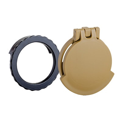 Tenebraex Ocular Flip Cover w/ Adapter Ring RAL8000/Black for Trijicon ACOG 4x32 RMR Combo 28MMRL-AGEC04-FCR - Tenebraex
