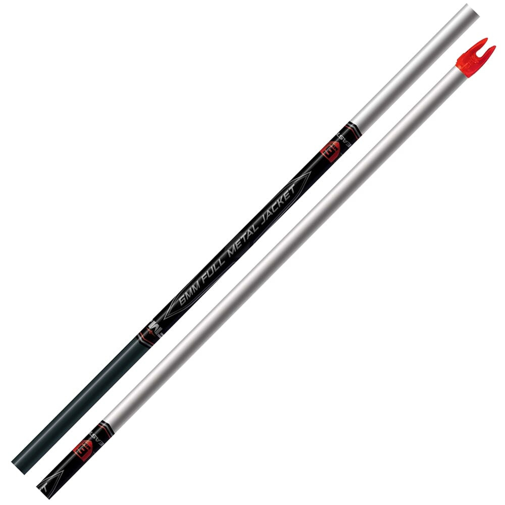Easton FMJ 6mm Size 470 Gray Shafts 12pk 326348 in Black/silver - Easton