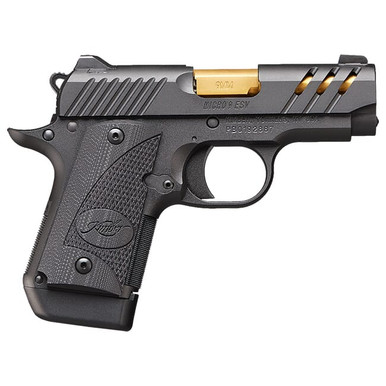 Kimber Micro 9 ESV (Black) (TiN Gold Barrel) 9mm Pistol 3300199 - Kimber