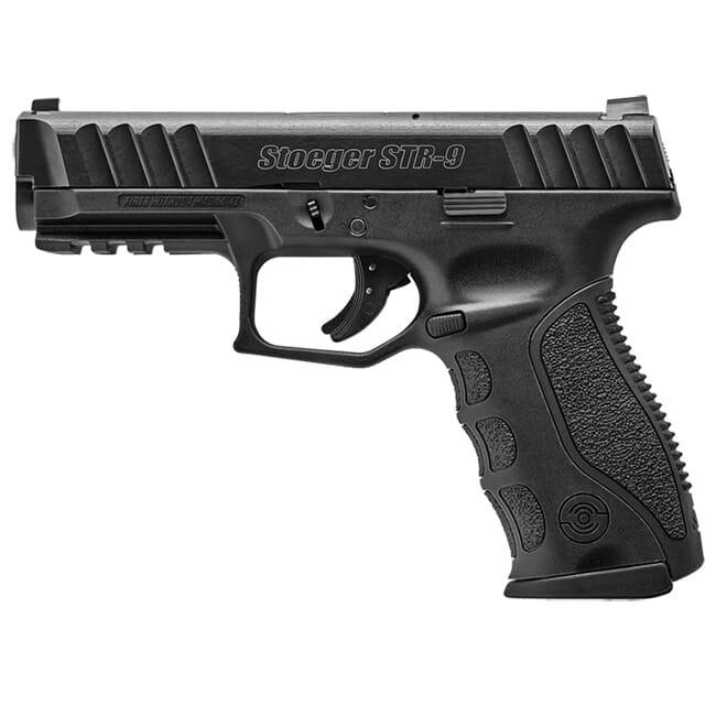 Stoeger STR-9 9mm 4.17" Black 15rd Striker-Fired Pistol w/ 3 Mag, 3 Backstraps, & Night Sights 31722 - Stoeger