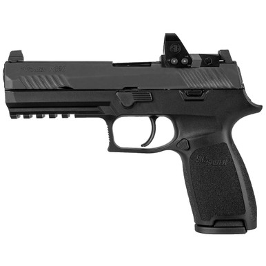 Sig Sauer P320 Nitron 9mm 17rd Full-Size Handgun w/ ROMEO1 Pro Red Dot Sight 320F-9-B-RXP - Sig Sauer