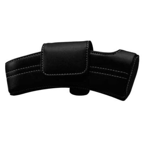 Taser Bolt Black Leather Case with White Stitiching Holster 39027 - Taser