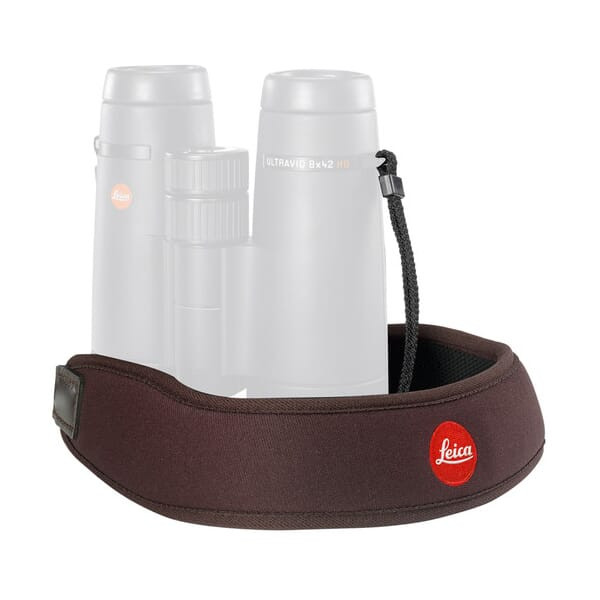 Leica Neoprene Bino Neck Strap - Chocolate Brown 42053 - Leica