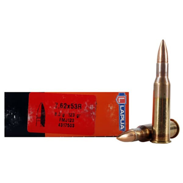 Lapua 7.62x53R 123gr FMJ Ammo LU4317503 - Lapua
