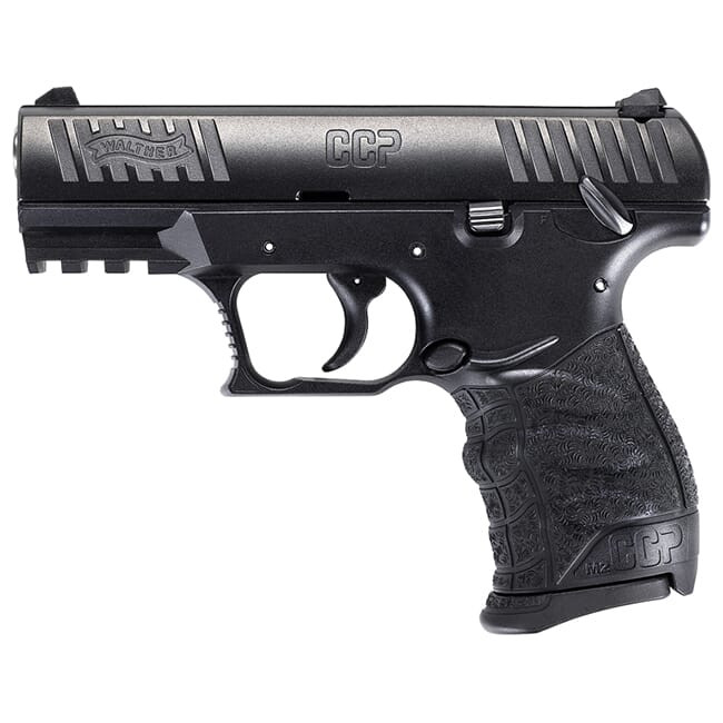 Walther Arms Walther CCP M2 9MM 3.54 Black, 8 Round Pistol w/ 2 Mags 5080500 - Walther Arms