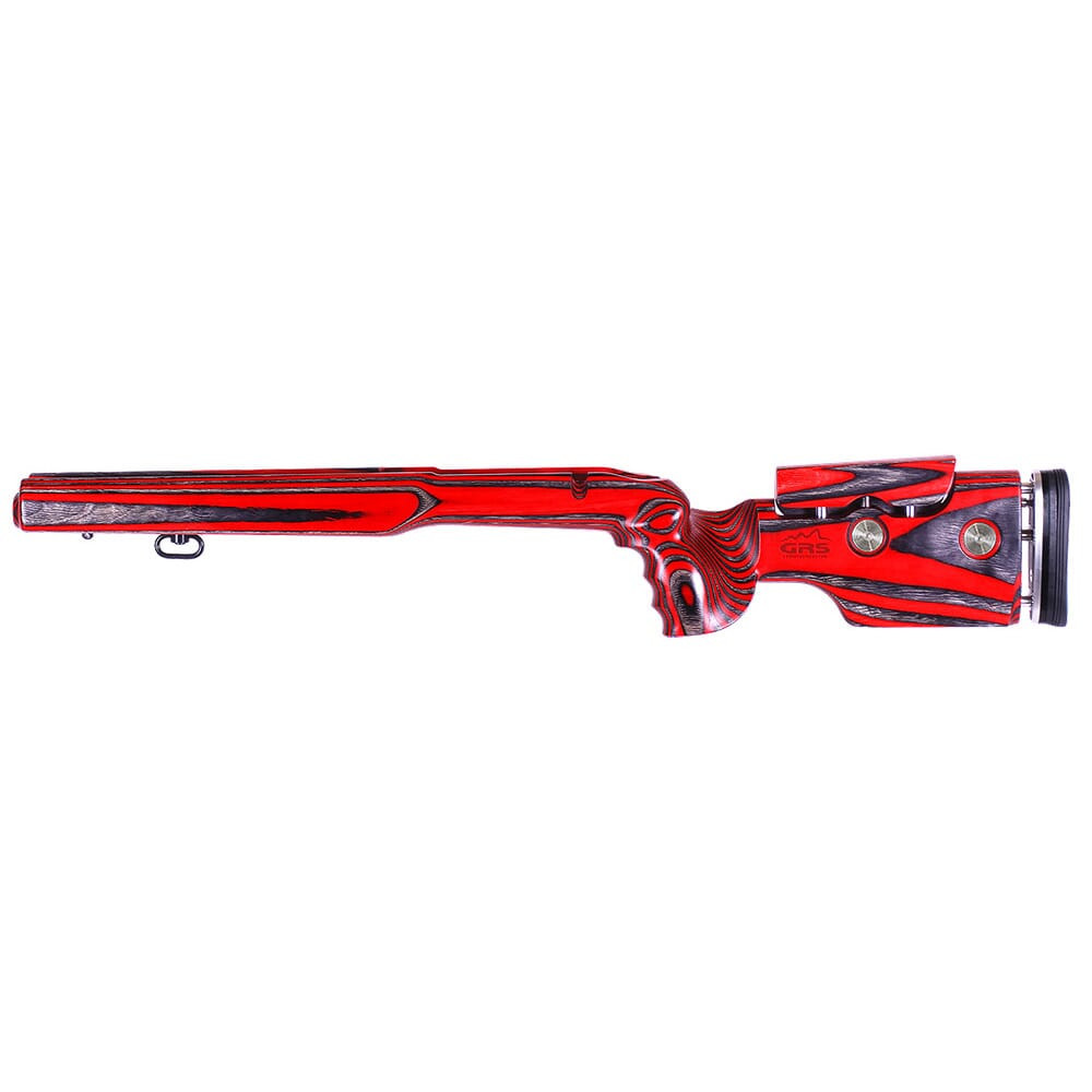 GRS Riflestocks GRS Hybrid Tikka T3 LH Black/Red - GRS Riflestocks