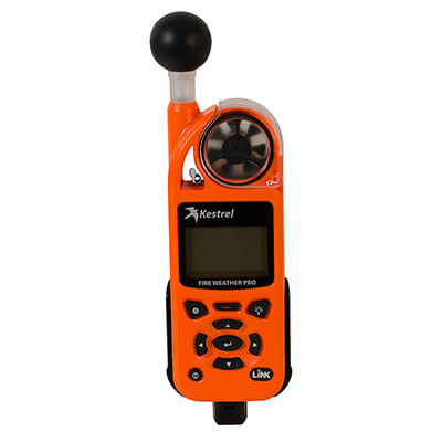 Kestrel 5400FW Fire Weather Meter Pro WBGT with LiNK, Compass and Vane Mount 0854FWLVCORA - Kestrel Ballistics