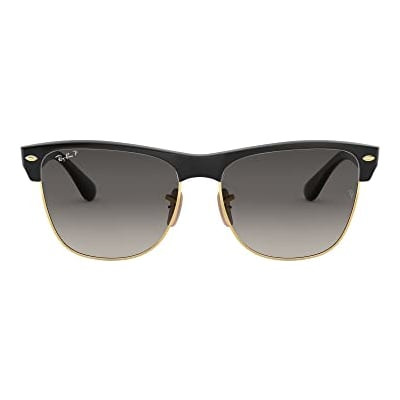 Ray-Ban Clubmaster Oversized Demi Gloss Black Grey Gradient Dark Grey Polar 0RB4175-877M357 - Ray-Ban