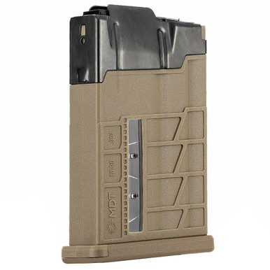 MDT SA .308 Cal 10rd FDE Poly/Metal Magazine 103089-FDE - MDT