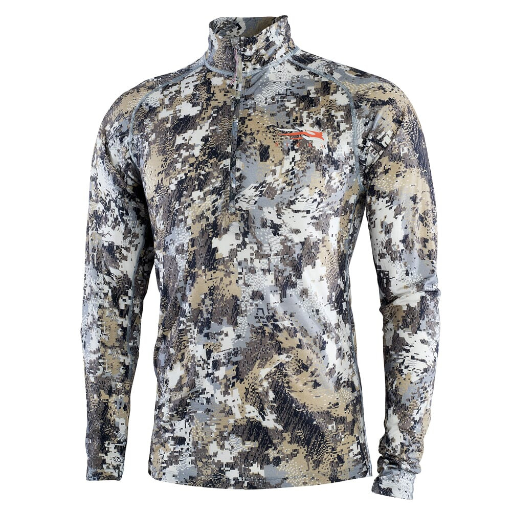 Sitka Gear Sitka Elevated II Merino CORE Ltwt Half-Zip Optifade Elevated II Large 10056-EV-L Top - Sitka Gear
