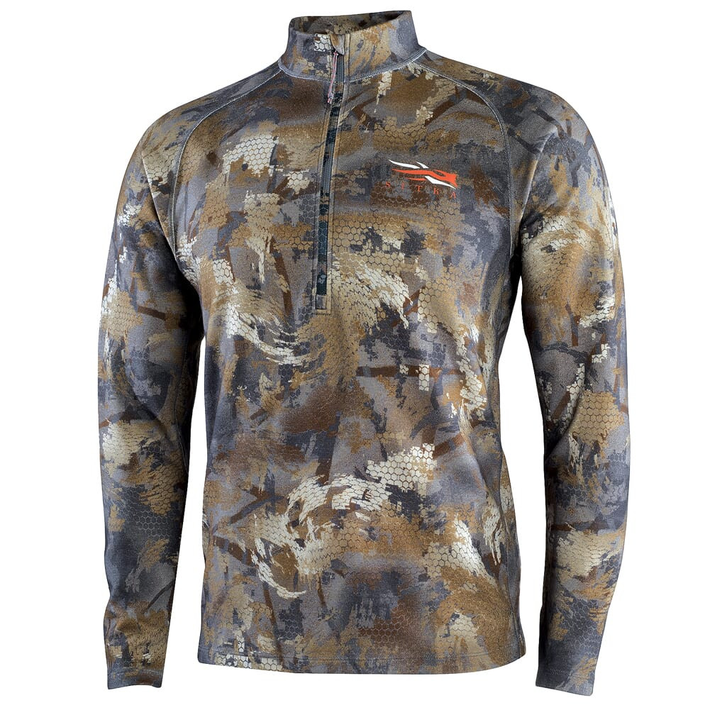 Sitka Gear Sitka Timber Merino Heavyweight Half-Zip Optifade Timber Medium 10074-TM-M Top - Sitka Gear
