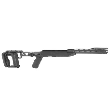 AKILA Chassis System Suitable for Blaser R8 Bolt Action Rifle w/Polymer Fittings, Folding Right RH/LH Black w/AKILA Adj. Buttstock 101ACSR8POMFR - AKILA