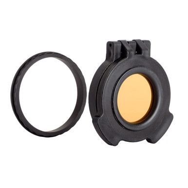 Tenebraex Amber See-Through Flip Cover with Adapter Ring for Vortex Razor 3-18x50