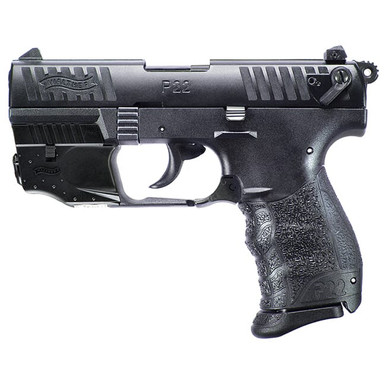 Walther Arms Walther P22Q .22lr Black Laser Set 10 round Pistol w/ 2 Magazines 5120729 - Walther Arms