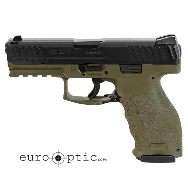 Heckler & Koch Heckler Koch VP9 9mm OD Green Pistol (2) 10rd mags 700009GR-A5 - Heckler & Koch