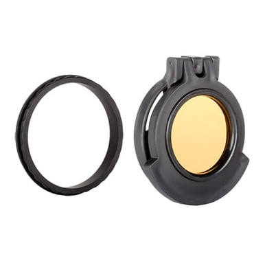 Tenebraex Objective Amber Flip Cover w/ Adapter Ring for Kahles K312i 3-12x50 52FC01-KH5052-ACR - Tenebraex