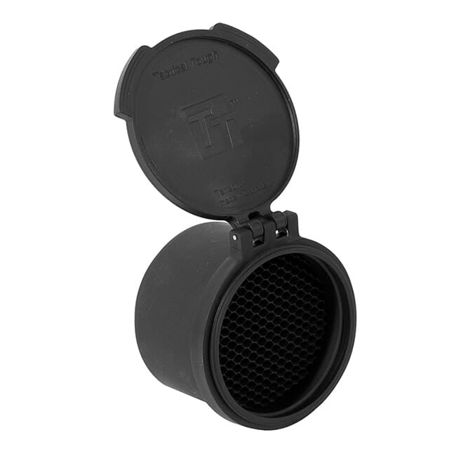 Tenebraex killFlash with Tactical Tough Flip Cover, Black, fits Zeiss Conquest 5-25x50, Double Tab Cover 56CZC0-FCA - Tenebraex