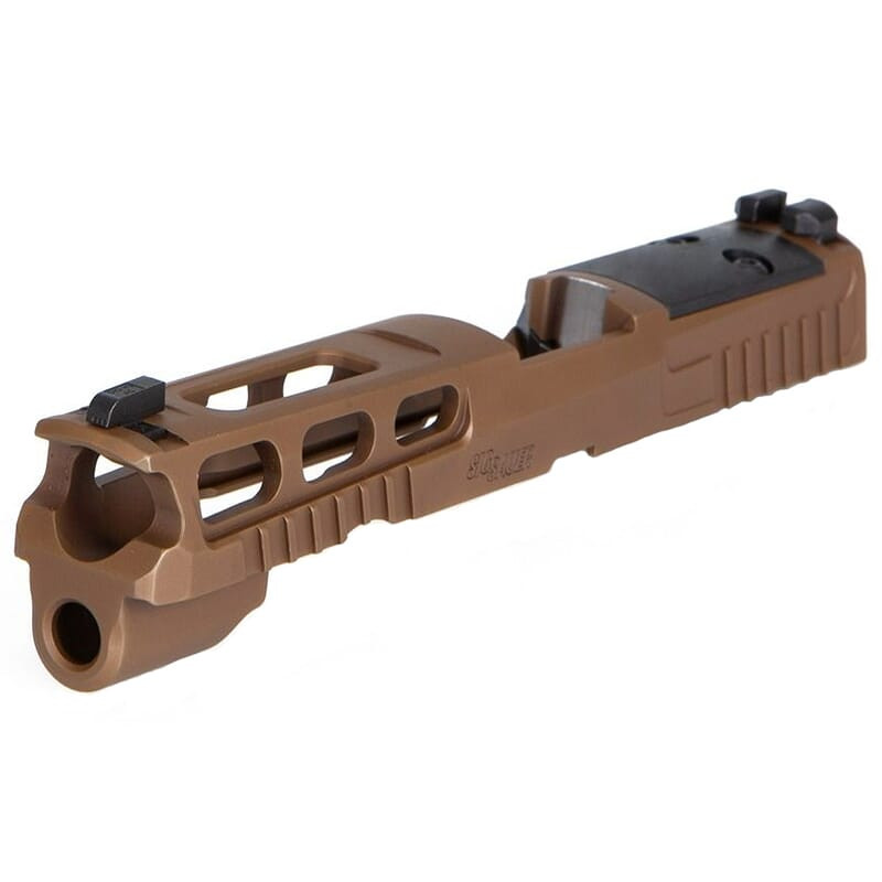 Sig Sauer P320 Full 9mm 4.7" Bbl Pro-Cut R2 Optic Ready Coyote Brown Slide Assembly w/XRAY3 8900174 - Sig Sauer