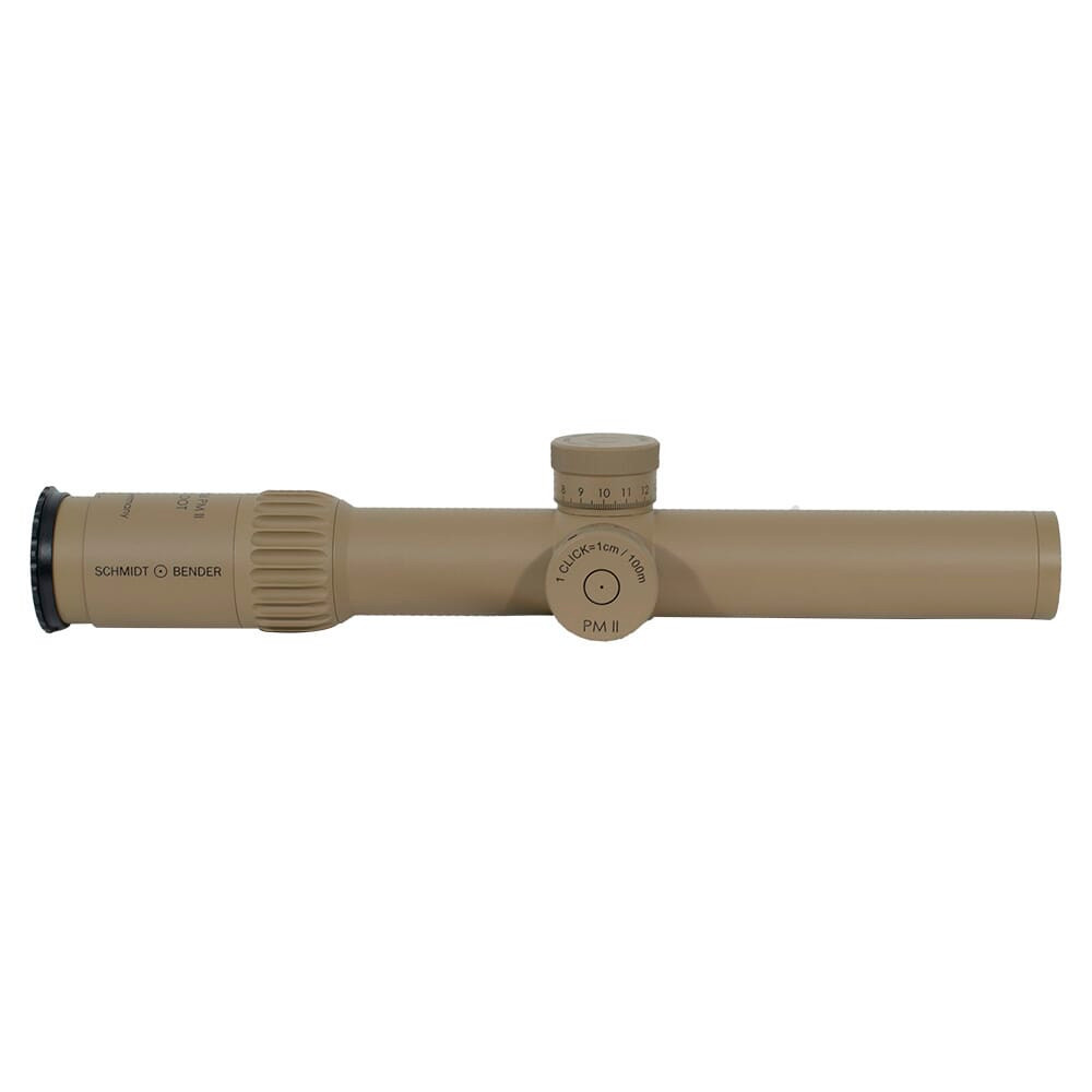 Schmidt Bender 1.5-8x26 PM II ShortDot FD CQB 1cm cw ST / ST Pantone 7504M Riflescope 639-946-907-G1-E3 - Schmidt Bender