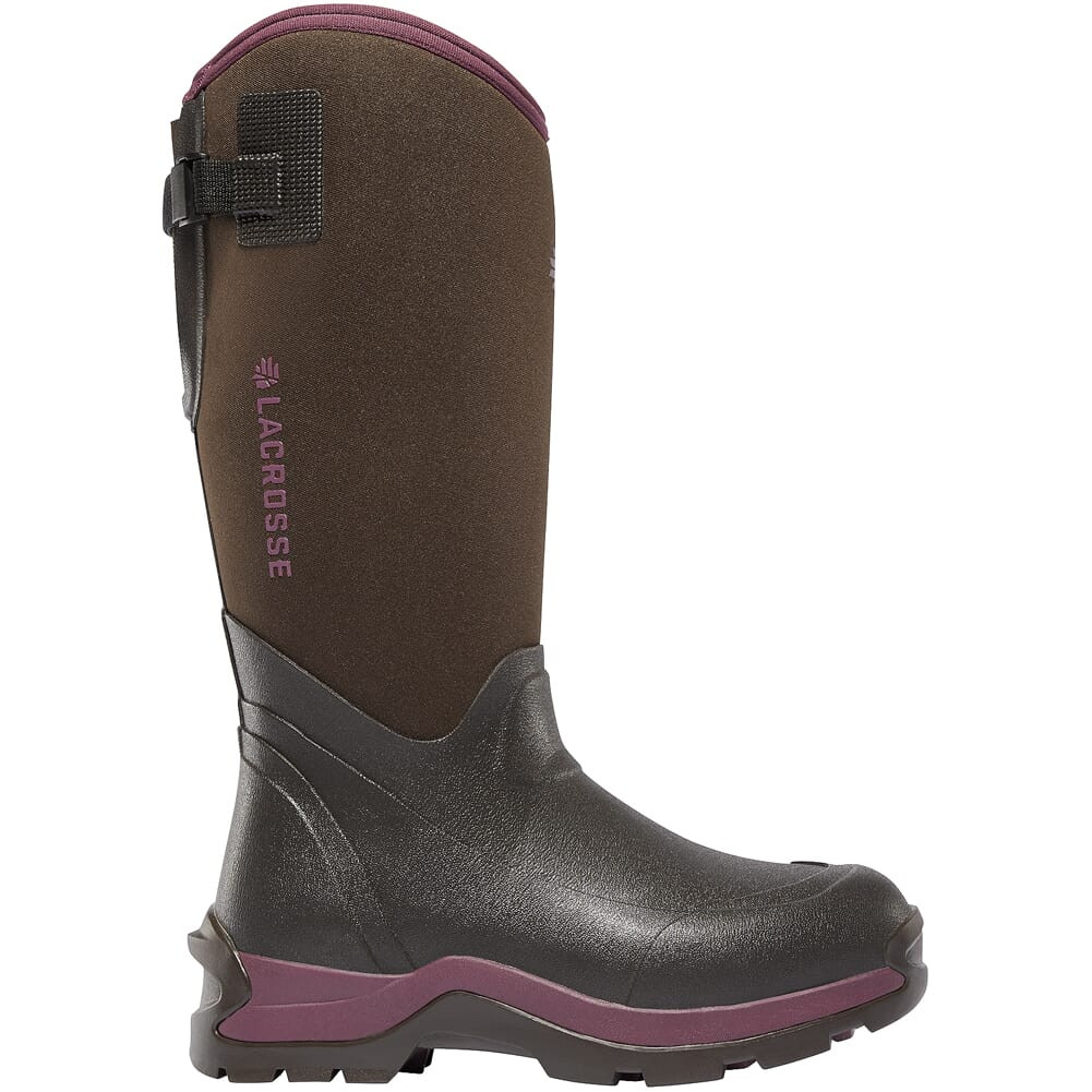 Lacrosse Women's Alpha Thermal 14" Choc/Plum 7mm Neoprene Boot Sz 9 644104-09 - Lacrosse