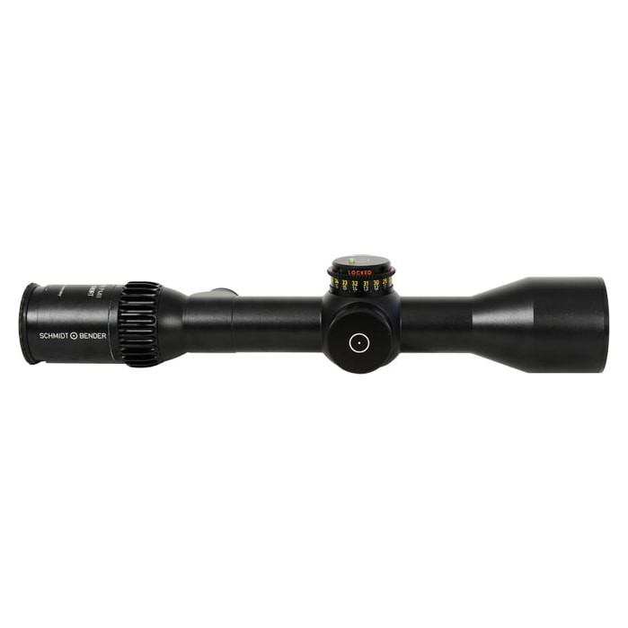 Schmidt Bender PMII Ultra Short Riflescope 3-20x50 L/P MSR .1 MRAD LT Low MTC CW - Capped Windage Turret - Schmidt Bender