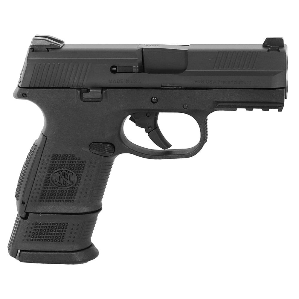 FN America FN FNS-9 Compact 9mm NMS BLK/BLK Pistol with (2) 12-Rnd (1) 17-Rnd Night Sight 66792 - FN America