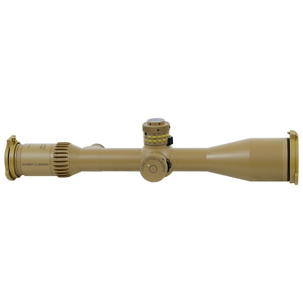 Schmidt Bender 3-27x56 PM II High Power FFP LRR-MIL MT II MTC LT / DT II+ ZC LT 0.5 cm/100 m ccw Pantone 7504M Riflescope 669-946-41C-I5-H5 - Schmidt Bender