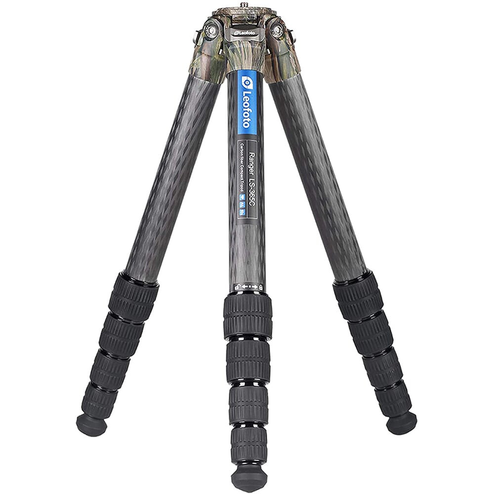 Leofoto LS Ranger Series LS-365C Camo Professional Light Weight Carbon Fiber Tripod Kit LS-365C-CAMO - Leofoto