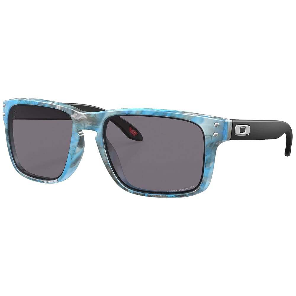 Oakley Holbrook Sanctuary Swirl w/PRIZM Grey Polarized Lenses OO9102-V855 in Blue - Oakley