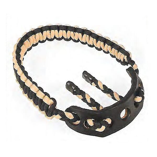 Paradox Black N' Bone Custom Cobra Braid Bow Wrist Sling w/Leather Mount PBSE-CC-39 - Paradox