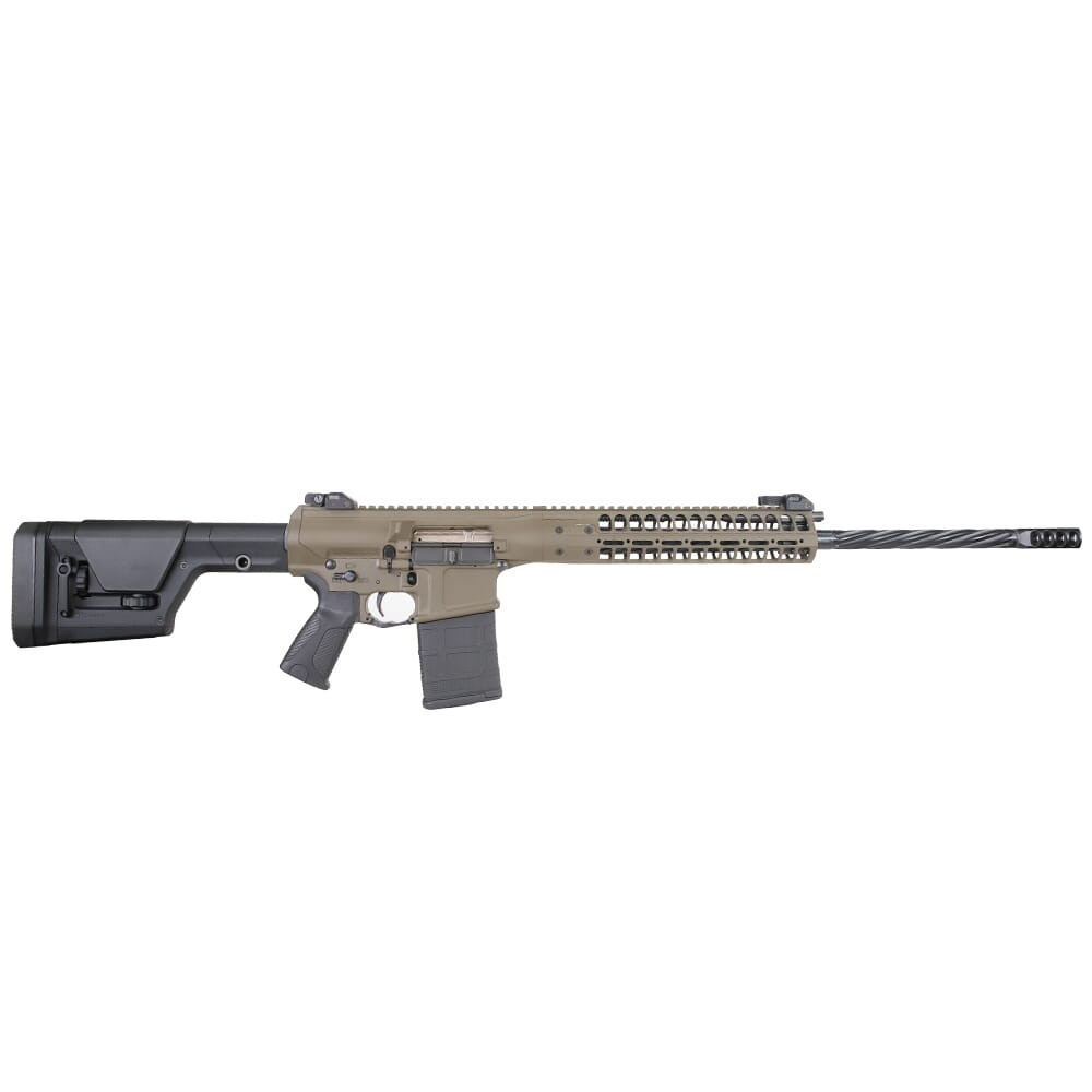 LWRC International LWRC REPR MKII 6.5 Creedmoor 22" 1:8" 5/8x24 Spiral Fluted Bbl Patriot Brown Side Charge Rifle REPRMKIIR6.5PBCF22SC - LWRC International