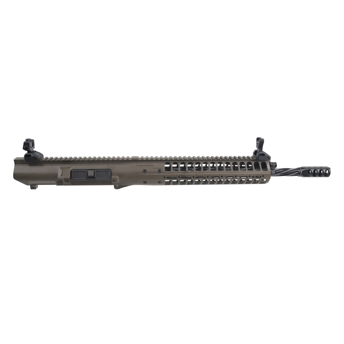 LWRC International LWRC REPR MKII 7.62mm NATO 16.1" 1:10" 5/8x24 Spiral Fluted Bbl Patriot Brown CA Compliant Complete Upper Receiver - LWRC