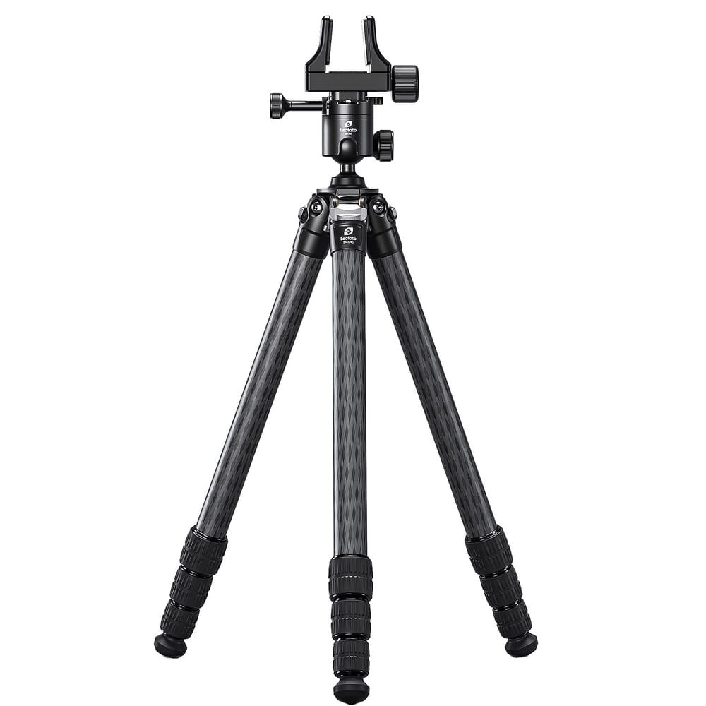 Leofoto SA Series SA-324C Tapered SOAR Rifle Tripod w/MK-40 40mm Ball Head & GS-3 Tapered SOAR Rifle Clamp Set SA-324C-MK-40-GS-3 - Leofoto