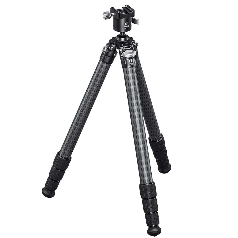 Leofoto SA Series SA-364C Tapered SOAR Rifle Tripod w/MA-40 40mm Rapid-Lock Ball Head Set SA-364C-MA-40 - Leofoto