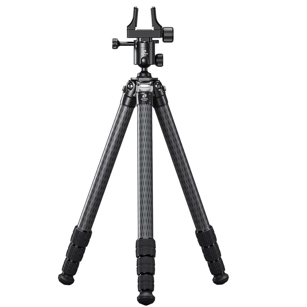 Leofoto SA Series SA-364C Tapered SOAR Rifle Tripod w/MK-40 40mm Ball Head & GS-3 Tapered SOAR Rifle Clamp Set SA-364C-MK-40-GS-3 - Leofoto